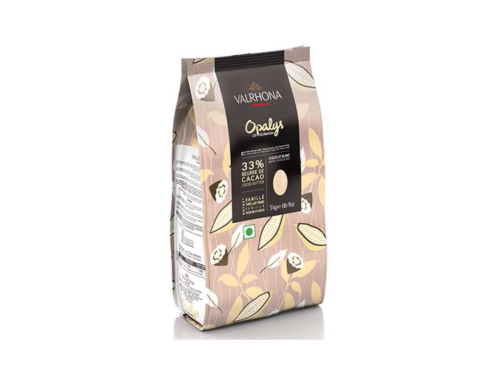 Valrhona Feves Opalys - 33%, 3 kg*