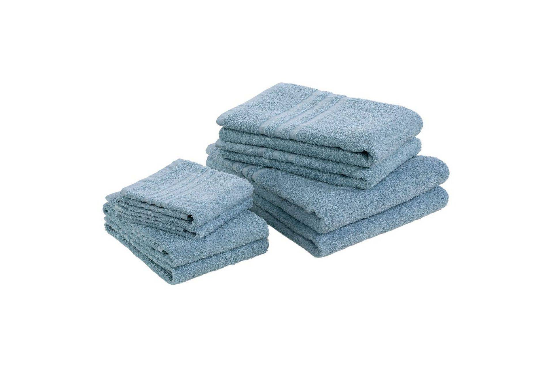 Borganäs of Sweden Duschhandduk Basic Frotté 65 x 130 cm - Blå Badlakan & badhandduk