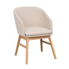 Rowico Home Windham karmstol beige tyg/ekben