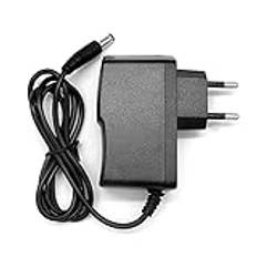 RUIZHI Strömadapter 9 V 1A strömförsörjning Transfo laddare Power Adapter för musik elgitarr digitalt tangentbord (europeisk förordning)