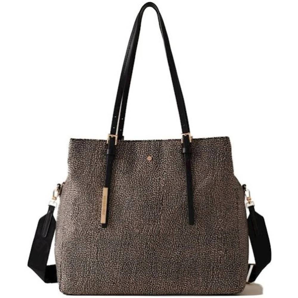 Borbonese /sort indkøbstaske - Tasker - Dame - Sort - ONE SIZE -