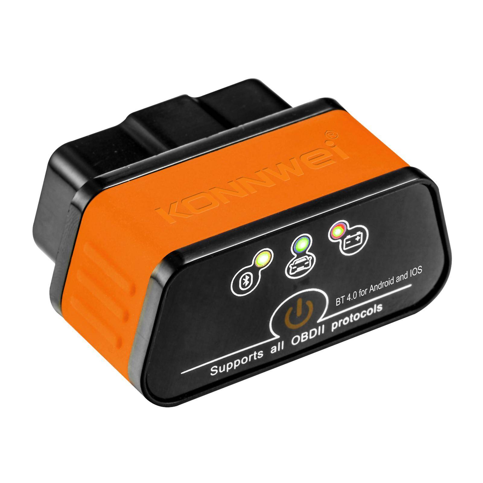 KONNWEI KW903 BT 4.0 Trådlös OBD-II Bil Auto Diagnostic Scan Verktyg Bildetektor Tester Scanner för röd