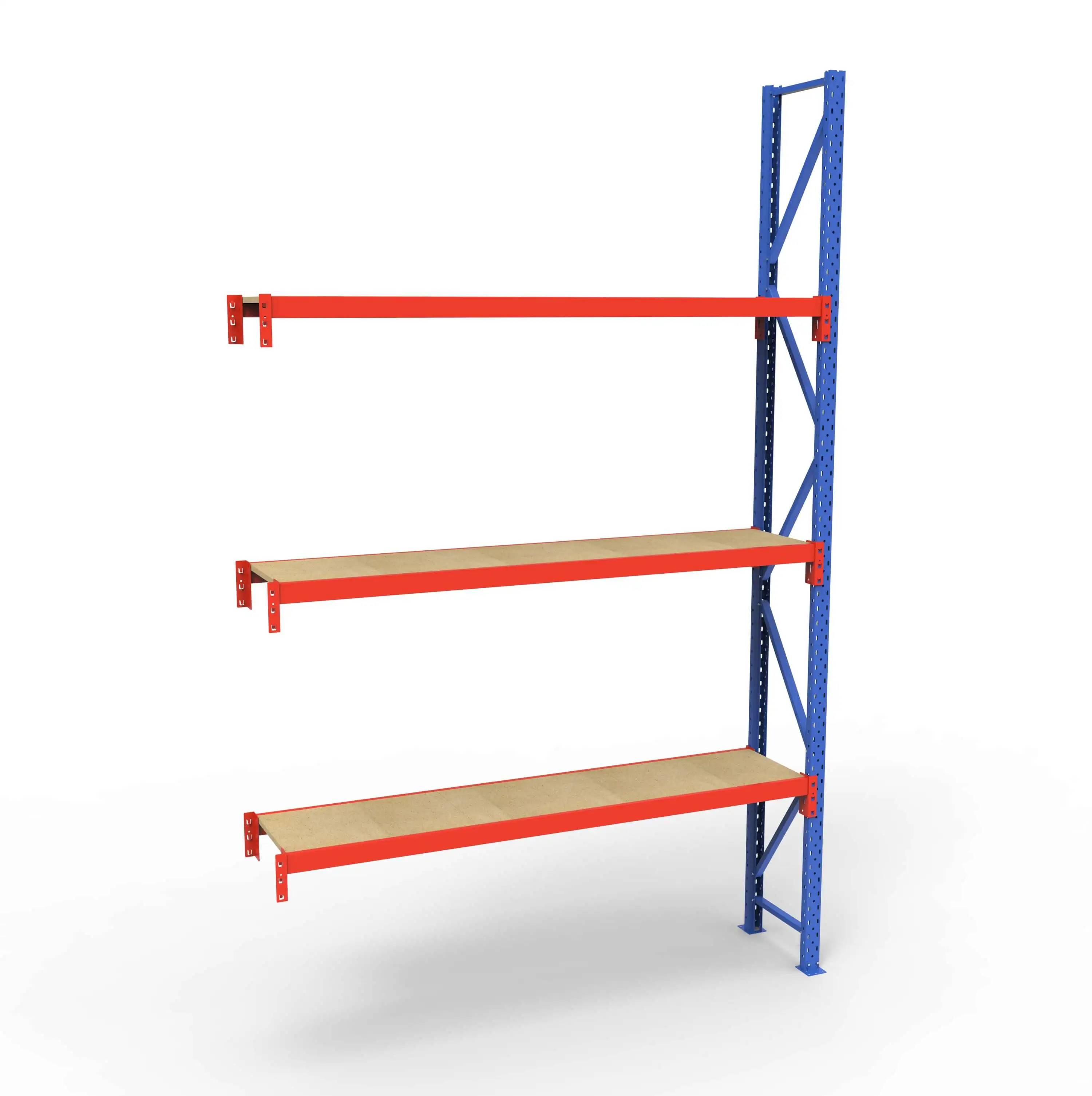 Lagerreol tilbygningsfag | 3 Lag | 180cm Vanger | Højde: 300cm | Dybde: 40cm