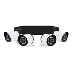 ESP 4 Channel Full HD 1TB CCTV System, 4 White Bullet Cameras