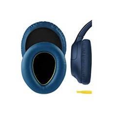 Geekria QuickFit ersättningsöronkuddar kompatibla med WH-CH700N, WH-CH710N, WH-CH720N hörlurar, öronkuddar (blå)