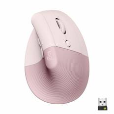 Optisk Mus Ergonomisk Logitech Lift Svart Grå Rosa Rose