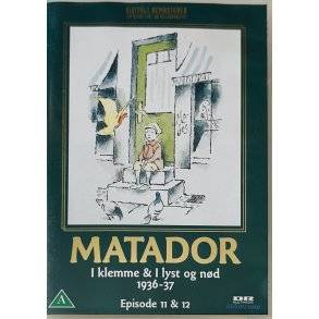 Matador: I Klemme & I Lyst Og Nød 1936 - 37 (Episode 11 & 12) (DVD)