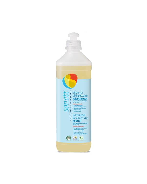 Ekologiskt tvättmedel för ull och silke – Neutral – Sonett 1 liter