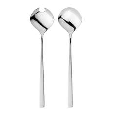 Gense Fuga Salatbestik 25 cm - Mat/Blank Stål - 2 Dele