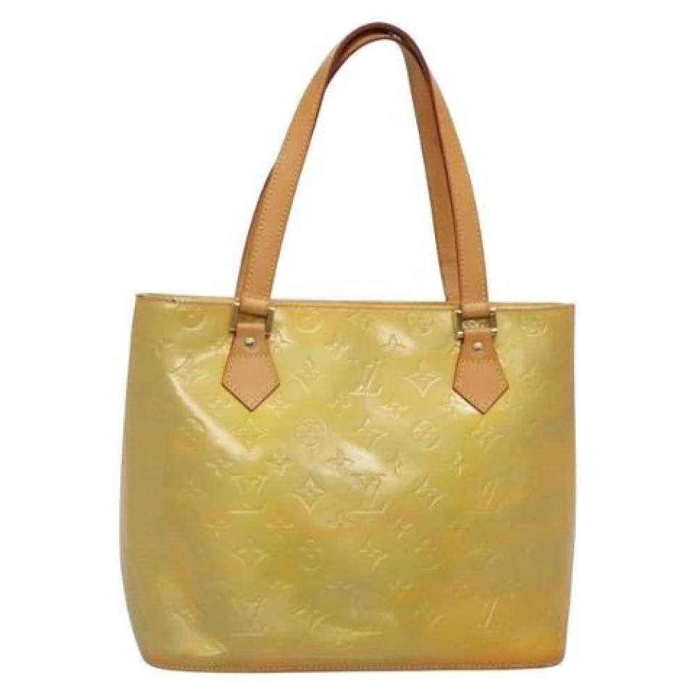 Louis Vuitton Vintage Pre-owned Laeder louis-vuitton-tasker - Vintage - Dame - Gul - ONE SIZE - Uld