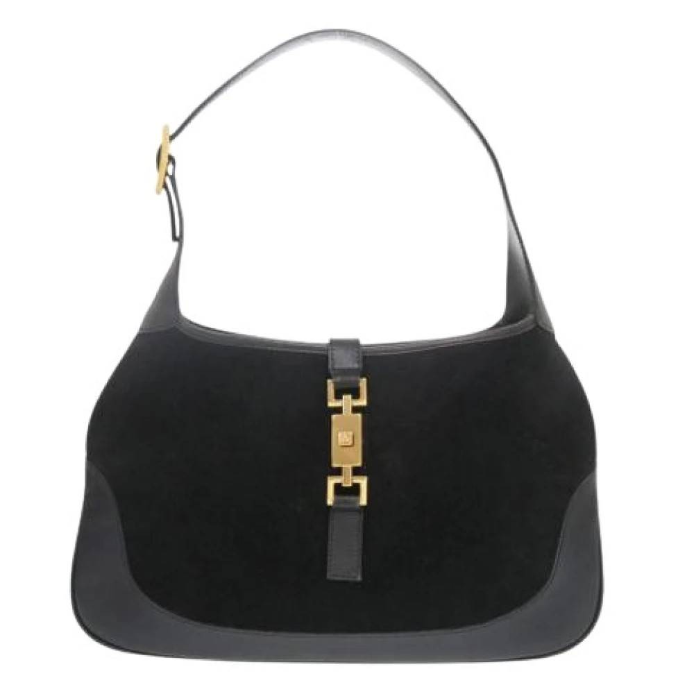 Gucci Vintage Pre-owned Vintage Skuldertaske - Vintage - Dame - Sort - ONE SIZE - Uld