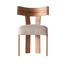 Dusty Deco - Alba Chair Oak / Seat Sand - Spisebordsstole - Beige,Træ farvet - Træ/Syntetisk