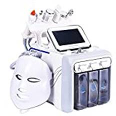 WM-MSMY 7 i 1 vatten syre hydrafacial maskin ansiktshudvård djup rengöring exfolierande hydrodermabrasion jet peeling liten bubbla enhet med LED-mask hydro-derabrasion ansiktsspruta ansiktsmaskin