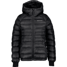 Peak Performance W Tomic Insulated Hood Vinterjackor Black - Medium