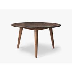 CH008 sofabord Ø100 i olieret valnød - Carl Hansen & Søn
