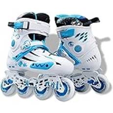 Rullskridskor inline-skridskor professionella Slalom Skridskor för vuxna Skor Sliding Free Skate Patins Storlek 35–44 bra som sneakers, 3 färger (blå, EU 40/US 7,5/UK 6,5/JP 25 cm)