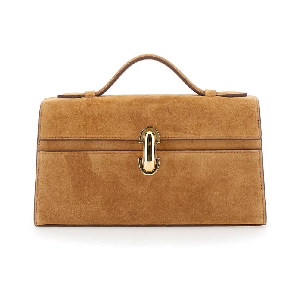 Savette - The Symmetry Pochette Väskor - Dam - ONE Size - Mocka