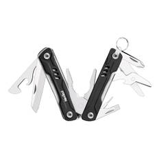 Nextool Multitool, Mini Sailor Black Multitool Mini 11 i 1 Med Minifickkniv, Liten Tång, Burköppnare, Sax, Skruvmejsel, Simkortsnål, Campingtillbehör, Gåvor Till Män