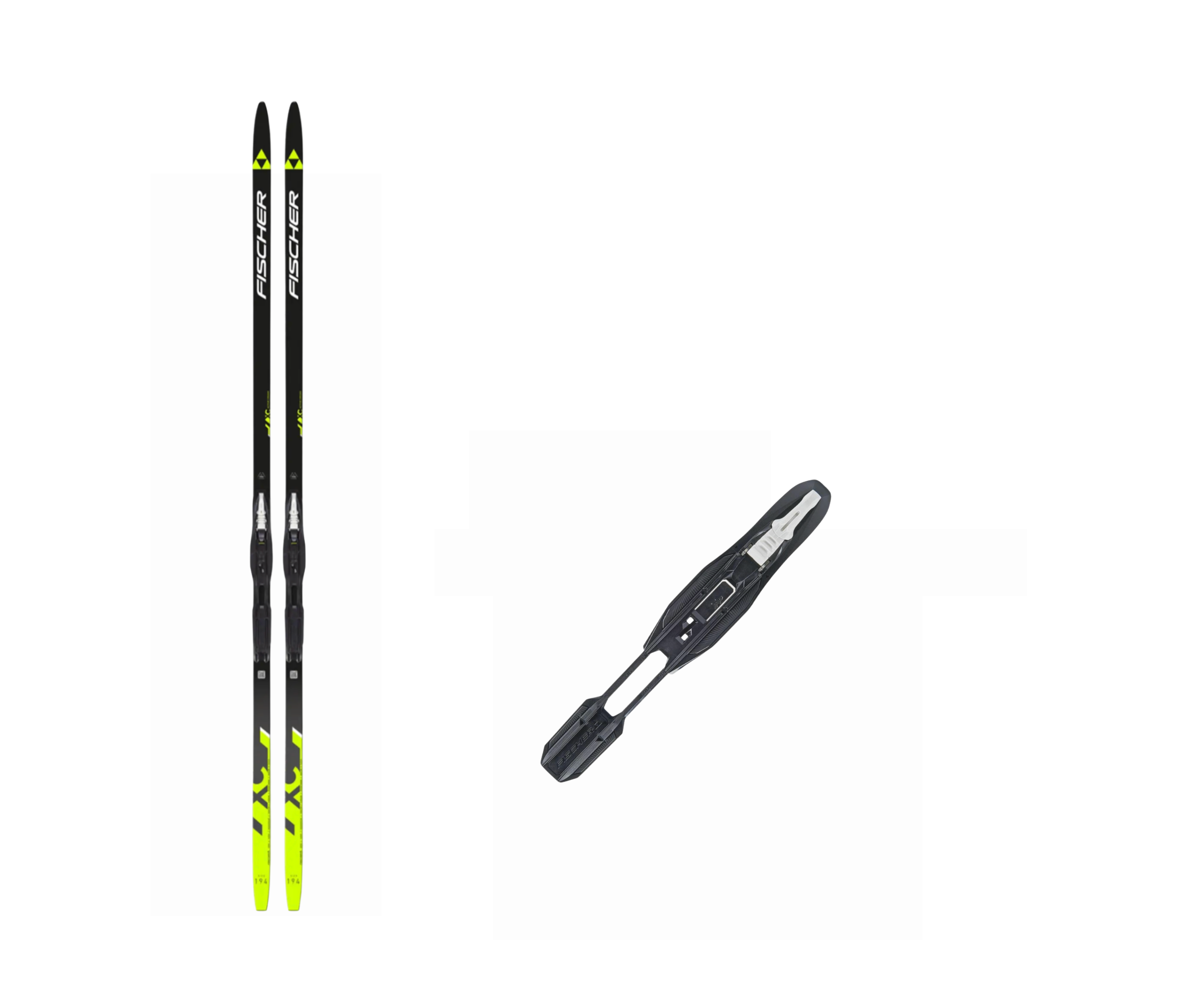 Fischer Twin Skin Active Längdpaket med Bindning - 194
