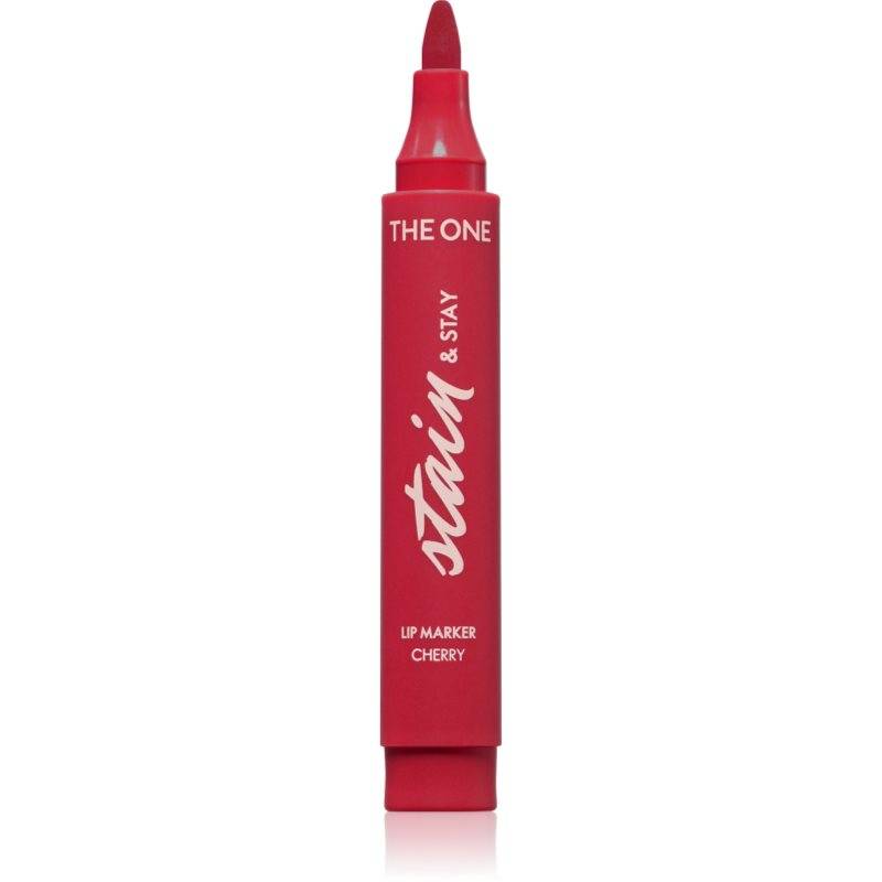 Oriflame The One Stain & Stay Langtidsholdbar læbestift i en filtpen Skygge Cherry 2.5 g - 2.5 g