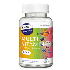 Livol Multivitamin Børn Frugt (150 stk.)