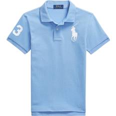 Polo Ralph Lauren Basic Meshslim Polo-tp-knt Kids Stl. L pojkar - Pikétröjor Från Magasin - Harbor Island Blue/c1730 (L)