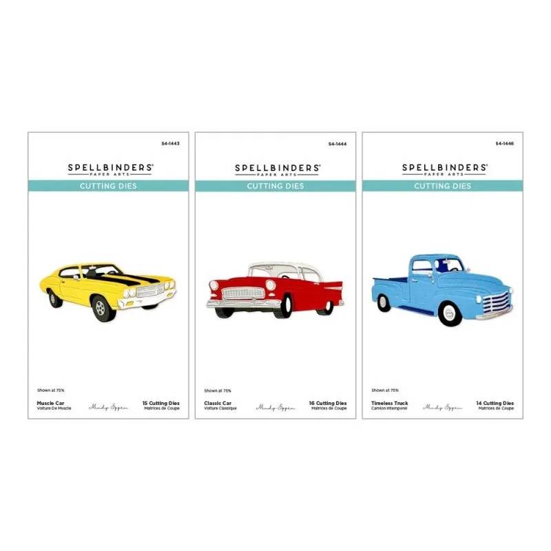 Spellbinders Dies Bundle - Classic Road Legends Car & Truck