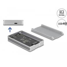 USB4� 40 Gbps Enclosure for 1 x M.2 NVMe SSD - tool free