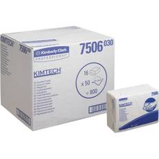 Kimberly-Clark Kimtech Aftørringsklud 48x38cm 1-lags Z-fold hvid