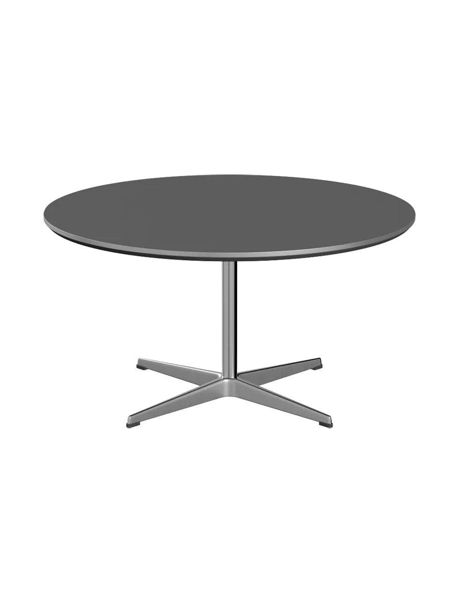 Piet Hein A223 Sofabord, Ø90 cm fra Fritz Hansen Grey Bromo m. alukant (specialfarve) - Jacobsen Plus