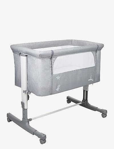 Asalvo Asalvo Bedside Crib Mini Calm, Grey - Sova - GREY / grey