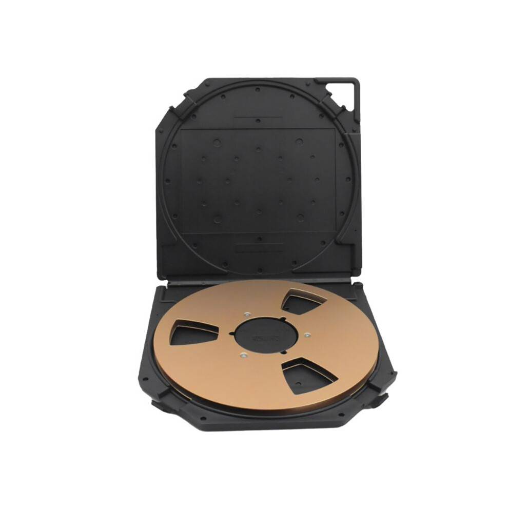 10 Inch Empty Tape Reel with Storage Box,Ant Scratch Full Protection Open Reel Recording Tape Box Case for Sound Tapes B