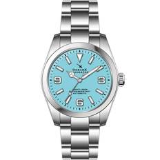 OceanX Navigator NVS332 - Unisex - 39 mm - Analogt - Automatiskt - Safirglas - Blue (20 mm)