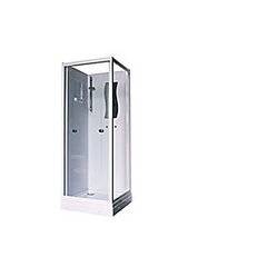 Alterna Luxor Brusekabine front 80 cm med Sliding Door, Hvid.