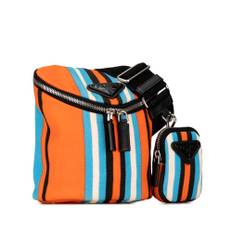 Prada Vintage Crossbody Bag Stl. - Från Magasin - Multicolor (L 19cm x W 20cm x D 13cm)