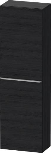 Duravit D-Neo højskab, 40x132 cm, venstre, sort eg/stål