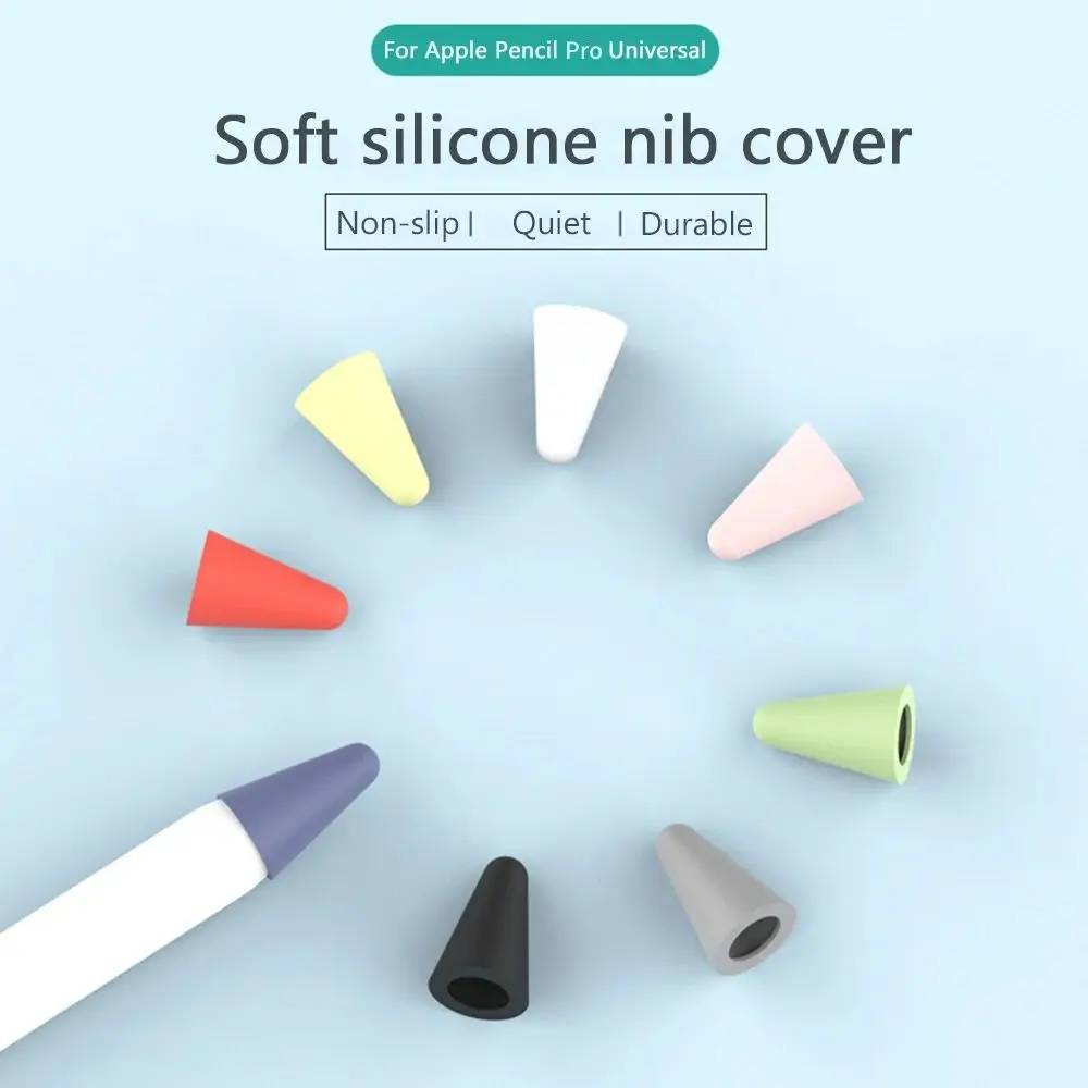 New8Pcs Silicone Nib Cover For Apple Pencil Pro 3 21 Tip Case Sleeve For Apple Pencil 3 USB C 2nd Gen Cases Stylus Pen Nib Capa