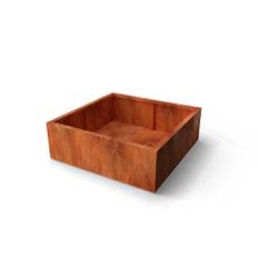 Geroba Blomlåda Artesa Corten 120x120x40cm