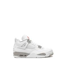 Jordan - Air Jordan 4 Retro White Oreo sneakers - unisex - läder - 15 - Vit