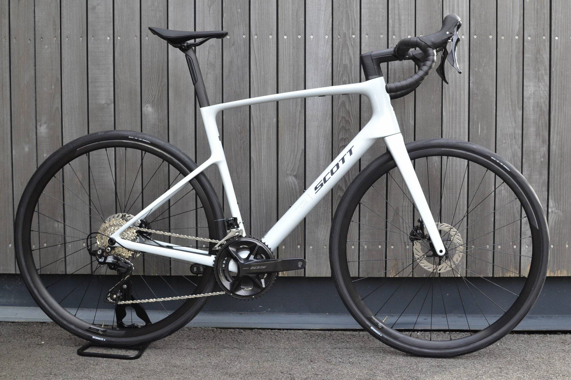 Scott Addict 50 2026 - Shimano 105 2x12sp - Syncros RP2.0 - 170 / s / cumulus white