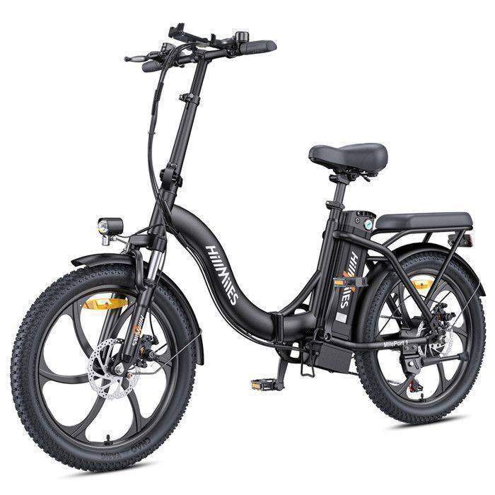 Hopfällbar Elcykel - HILLMILES - MilePort 1 - Räckvidd 62km - Motor 250W - Batteri 36V 13Ah