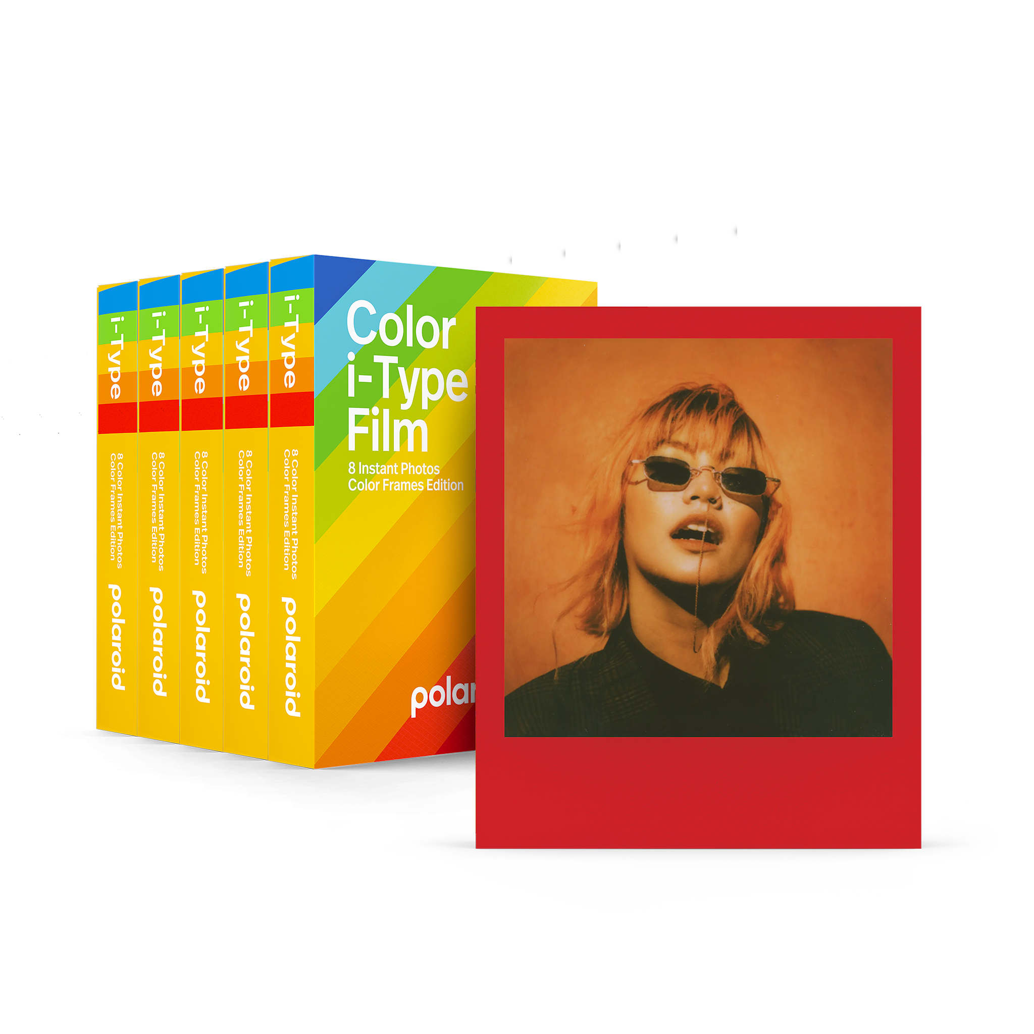 Polaroid - Color i-Type Film - Color Frames Edition Five Pack