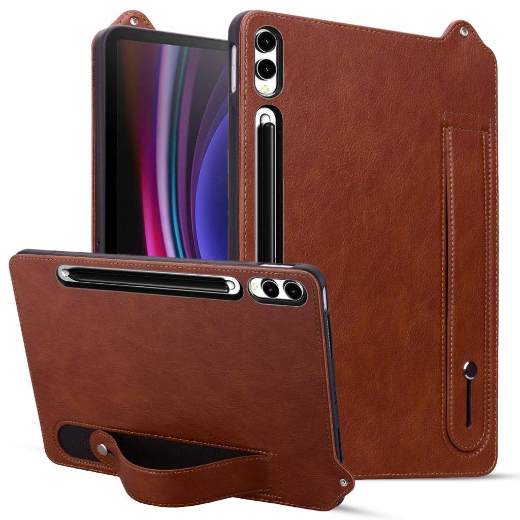 Samsung Galaxy Tab S11 Ultra osv. Cover med stativ - Brun