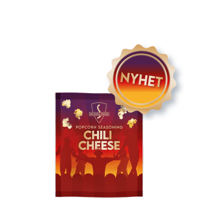 Popcornkrydda - Chili Cheese, 15 gram, 100 st. Sundlings