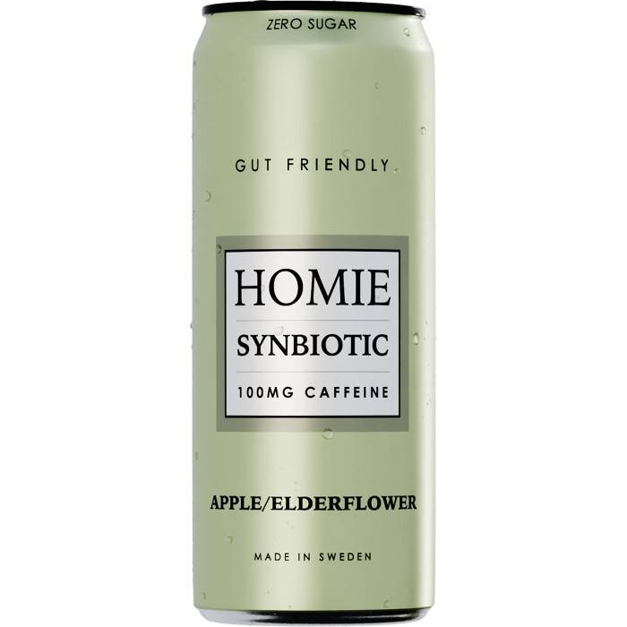 Homie Synbiotic Äpple & Fläder 33cl