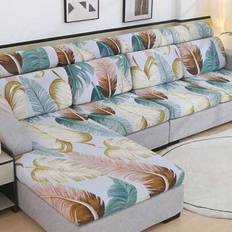 1pc Printed Stretch Sofa Seat Cushion Cover, L-Shaped Sofa Cover Set, Independent Sofa Backrest Cover, Furniture Protective Cover, Stretch Sofa Cushio - Grey - Single Seat,2 Seater,3 Seater,4 Seater,Sofa Back Covers,L-shaped