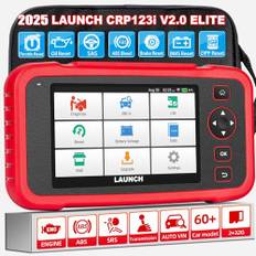 LAUNCH CRP123i V2.0 obd2 diagnosenhet ENG/ABS/SRS/AT Diagnostic Tool bil för alla fordon, 7 reset service gasreglage återlärning/oljeåterställning/SAS-kalibrering, batteritest, AutoVIN, 2025 Model