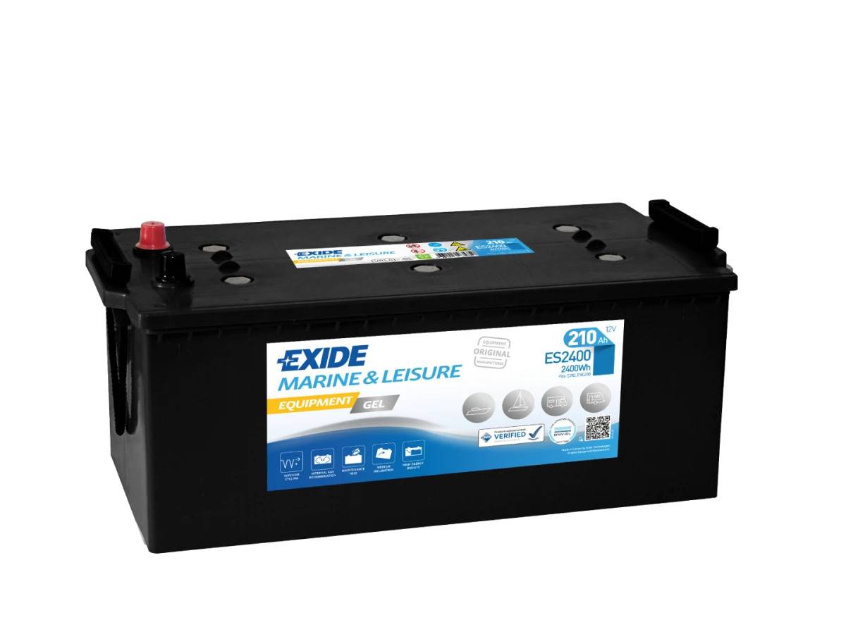 Startbatteri - Exide ES2400 Gel - 12V (210ah / 1030cca)