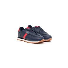 POLO RALPH LAUREN KIDS - sneakers med logotyp - barn - kalvskinn/Tyg/gummi - 38 - Blå