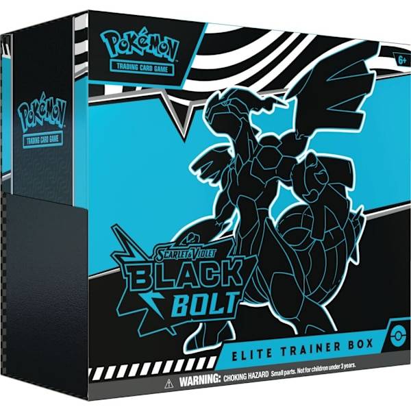POKEMON TCG Scarlet & Violet Black Bolt Elite Trainer Box Zekrom 2026987 kortspel (1 set)